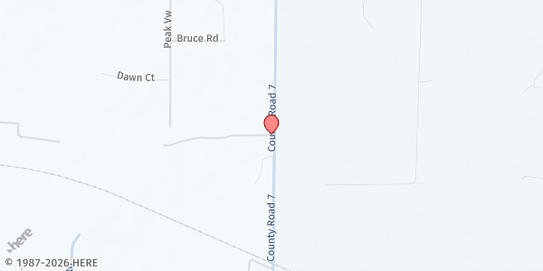 Map showing Bible Baptist Church at 5050 NE County Line Rd #1, Erie, CO
