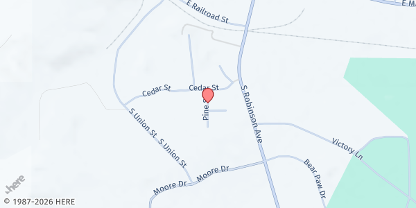 Map showing Florence Congregational Church (SK) - Food Distribution Center at 130 Pine St, Florence, CO