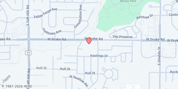 Map showing SERVE 6.8- Summitview Church at 1601 W. Drake Rd., Fort Collins, CO