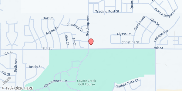 Map showing Fort Lupton SDA Church at 900 Northrup Ave., Fort Lupton, CO