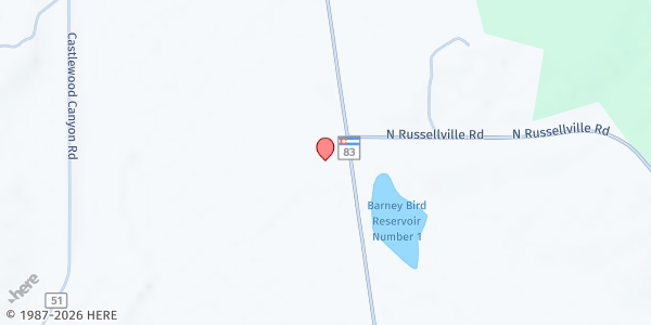 Map showing Franktown 7th Day Adventist Church at 905 CO-83, Franktown, CO