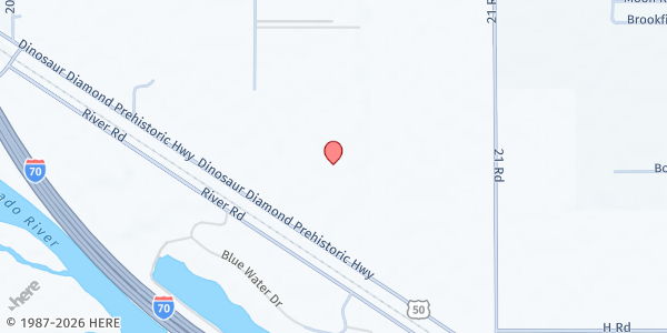 Map showing Victory Life Church at 2066 US-6 & 50, Fruita, CO