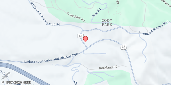 Map showing Activation Ministries - Golden at 306 S. Lookout Mountain Rd., Golden, CO
