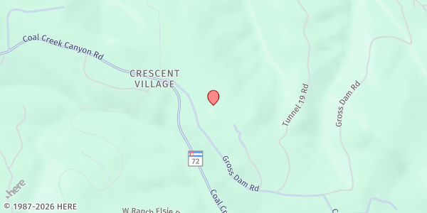 Map showing Pastor's Pantry at Whispering Pines Church at 73 Gross Dam Rd, Golden, CO