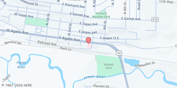 Map showing Mountain Family Center at 480 E Agate Ave, Granby, CO