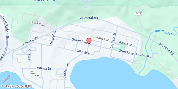 Map showing Homebound Delivery - Grand Lake at Grand Lake, Grand Lake, CO