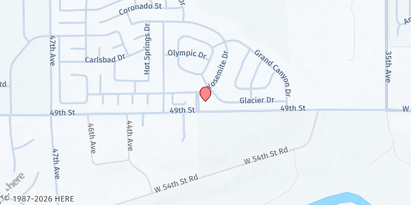 Map showing Hill N Park - Lighthouse Mission at 4800 Hill-N-Park Dr, Greeley, CO