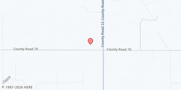 Map showing In Motion Ministries at 34059 Co. Rd. 33, Greeley, CO