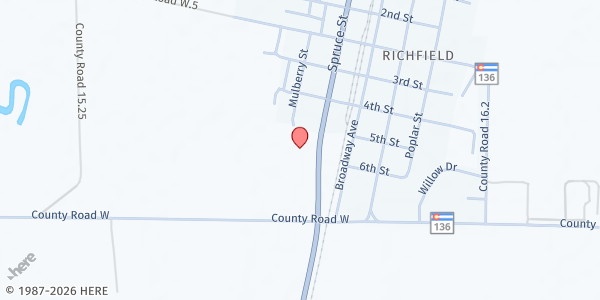 Map showing La Jara Food Bank at 19617 S. Hwy 285, La Jara, CO