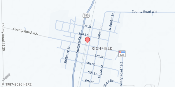 Map showing Town of La Jara Mobile Pantry - Broadway St. at 221 Broadway St., La Jara, CO