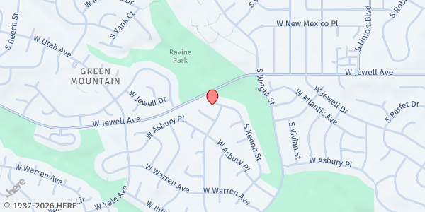 Map showing Brown Bag Ministries - Lakewood at 1923 S Xenon St, Lakewood, CO