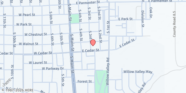 Map showing Sparrow House Ministries at 907 S 3rd St, Lamar, CO
