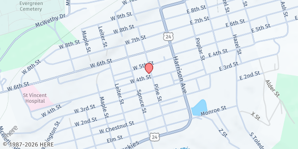 Map showing Food Bank of the Rockies Mobile Pantry - St. George Episcopal Church, Leadville at 200 W 4th St, Leadville, CO