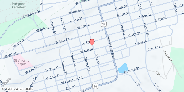 Map showing St. George Leadville- Lake County MP at 200 W 4th St, Leadville, CO