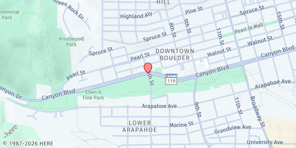 Map showing Colorado Friendship at 1525 Nelson Rd., Longmont, CO