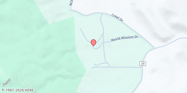 Map showing Eden Valley Institute at 9325 World Mission Dr., Loveland, CO