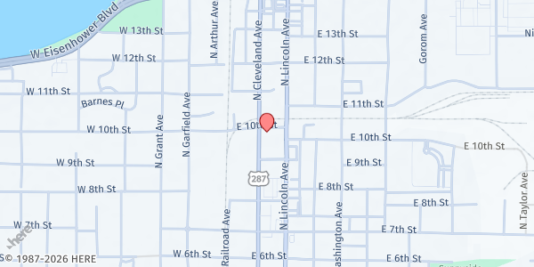 Map showing Seventh Day Adventist Loveland at 950 N Cleveland Ave, Loveland, CO