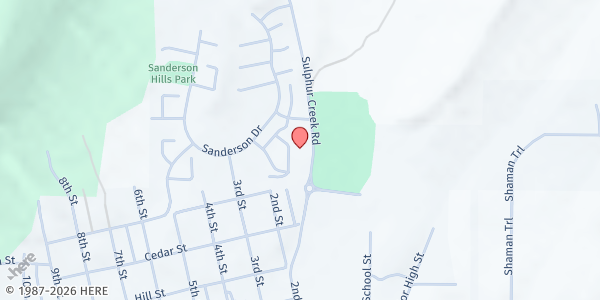 Map showing Church at Meeker at 1032 Jennifer Dr, Meeker, CO