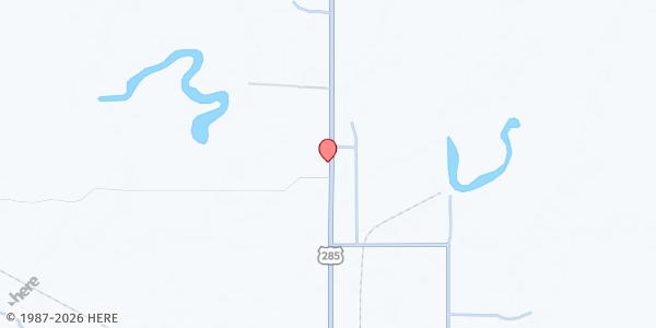 Map showing Templo Sion Assembly of God at 881 N. Hwy 285, Monte Vista, CO