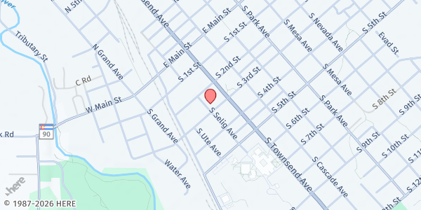 Map showing Hispanic SDA-Olathe at 203 W. South 3rd St., Montrose, CO