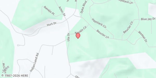 Map showing Amazing Grace Church at 77 Navajo Trail Drive, Pagosa Springs, CO