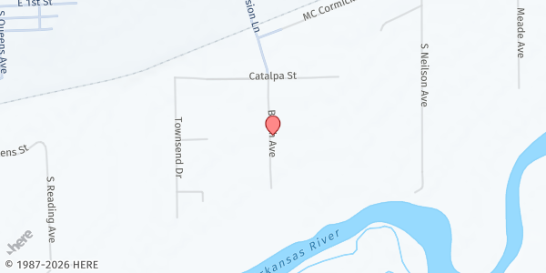 Map showing Edible Planet - Food Distribution Center at 414 Booth Ave, Pueblo, CO