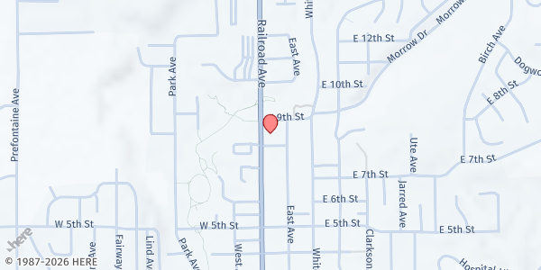 Map showing Lift Up Food Pantry - Rifle at Rifle, Rifle, CO