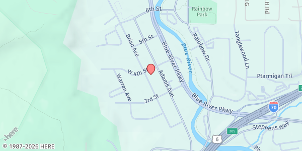 Map showing FIRC-Silverthorne at 251 W 4th St, Silverthorne, CO