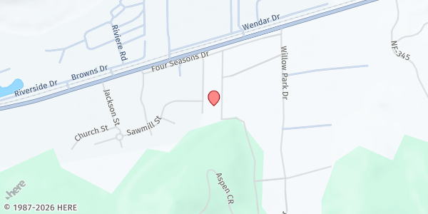 Map showing Garden Walk of South Fork Apartments- Mobile Pantry at 170 Bonnaville Dr., South Fork, CO