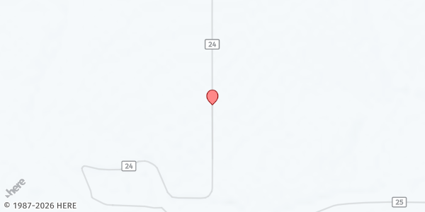 Map showing Baca County Food Distribution at 28535 County Road 24, Springfield, CO