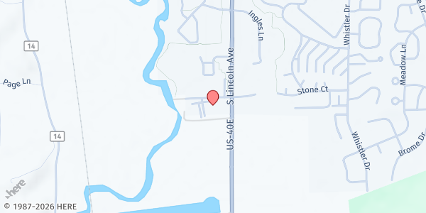 Map showing Steamboat Christian Center at 821 Dougherty Rd, Steamboat Springs, CO