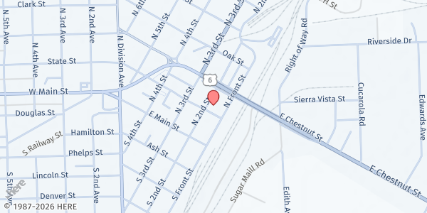 Map showing Hope House Outreach Pantry at 217 N Front St, Sterling, CO
