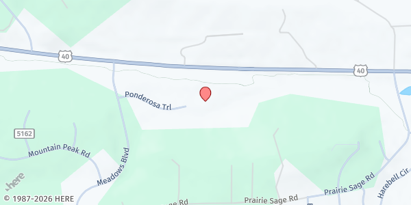 Map showing Winter Park Christian Church at 274 Ponderosa Trail, Tabernash, CO