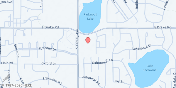 Map showing Clearwater Church at 4650 Signal Tree Dr., Timnath, CO