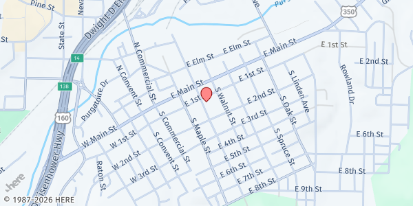 Map showing American Legion - Trinidad at 219 S Chestnut St, Trinidad, CO