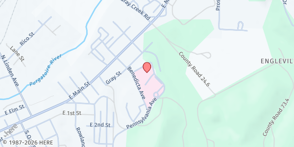 Map showing South Central Council of Governments at 300 S Bonaventure Ave, Trinidad, CO