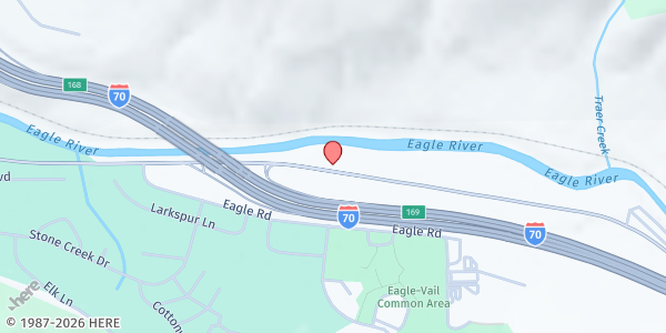 Map showing Youth Closet & Toy Chest at 40800 US-6 unit 9, Vail, CO