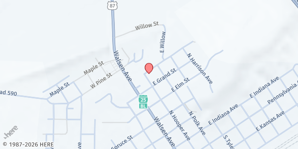 Map showing Walsenburg Elder Center at 211 E Elder St, Walsenburg, CO