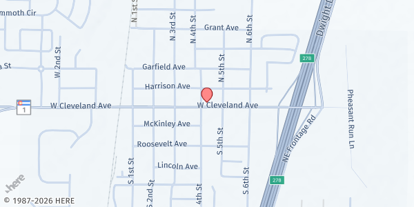 Map showing SERVE 6.8 Filling Station - Wellington at 3906 Cleveland Ave., Wellington, CO