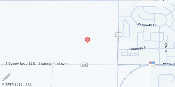 Map showing Wellington Middle-High School at 2856 Cleveland Ave, Wellington, CO