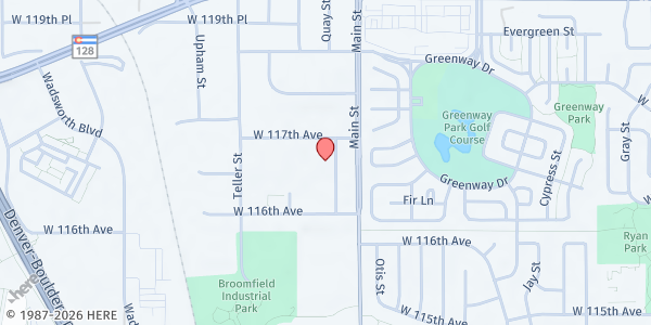 Map showing Joyful Journey Food Pantry at 9034 W. 88th Ave., Westminster, CO