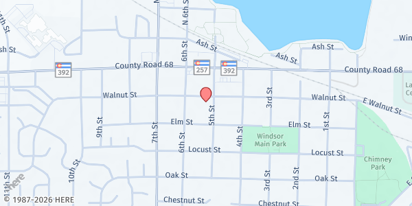 Map showing Stepping Stones of Windsor at 503 Walnut St Box 105, Windsor, CO