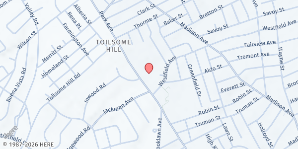 Map showing Bishop Jean Williams Food Pantry at 3160 Park Ave, Bridgeport, CT