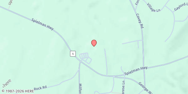 Map showing BURLINGTON - Burlington Social Services at 200 Spielman Hwy, Burlington, CT