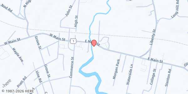 Map showing CLINTON - Town Annex Clinton at 48 E Main St, Clinton, CT