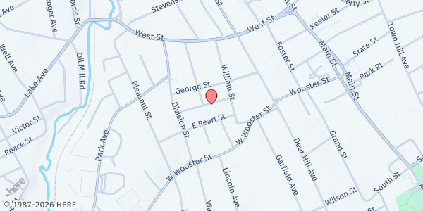 Map showing DANBURY - New Hope Baptist Church at 10 Dr Aaron B Samuels Blvd, Danbury, CT