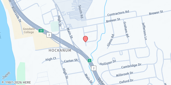 Map showing SS Hockanum Park at 75 Hamilton Rd, East Hartford, CT