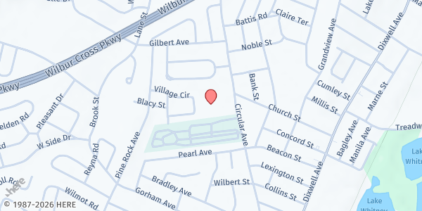 Map showing HAMDEN - St. Paul Parish at 306 Circular Ave, Hamden, CT