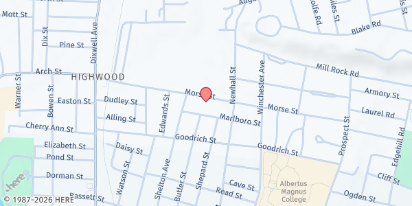 Map showing Haven's Harvest at 266 Morse St, Hamden, CT