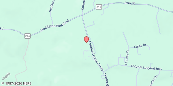 Map showing Ledyard Social Services Department at 741 Colonel Ledyard Hwy, Ledyard, CT